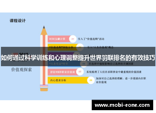 如何通过科学训练和心理调整提升世界羽联排名的有效技巧